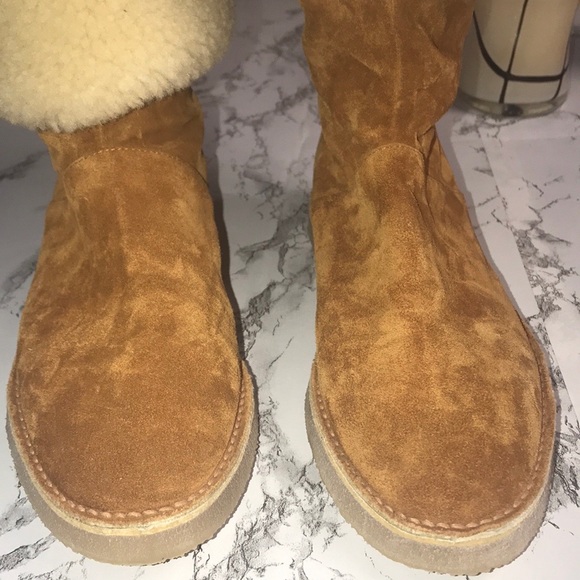 New Stuart Weitzman foldable suede boots 👢 - Picture 3 of 16